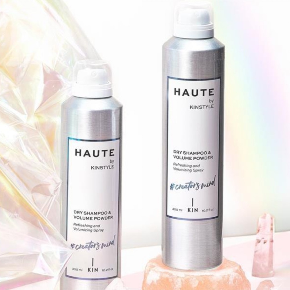 NEW NEW HAUTE BY KINSTYLE
DRY SHAMPOO & VOLUME POWDER